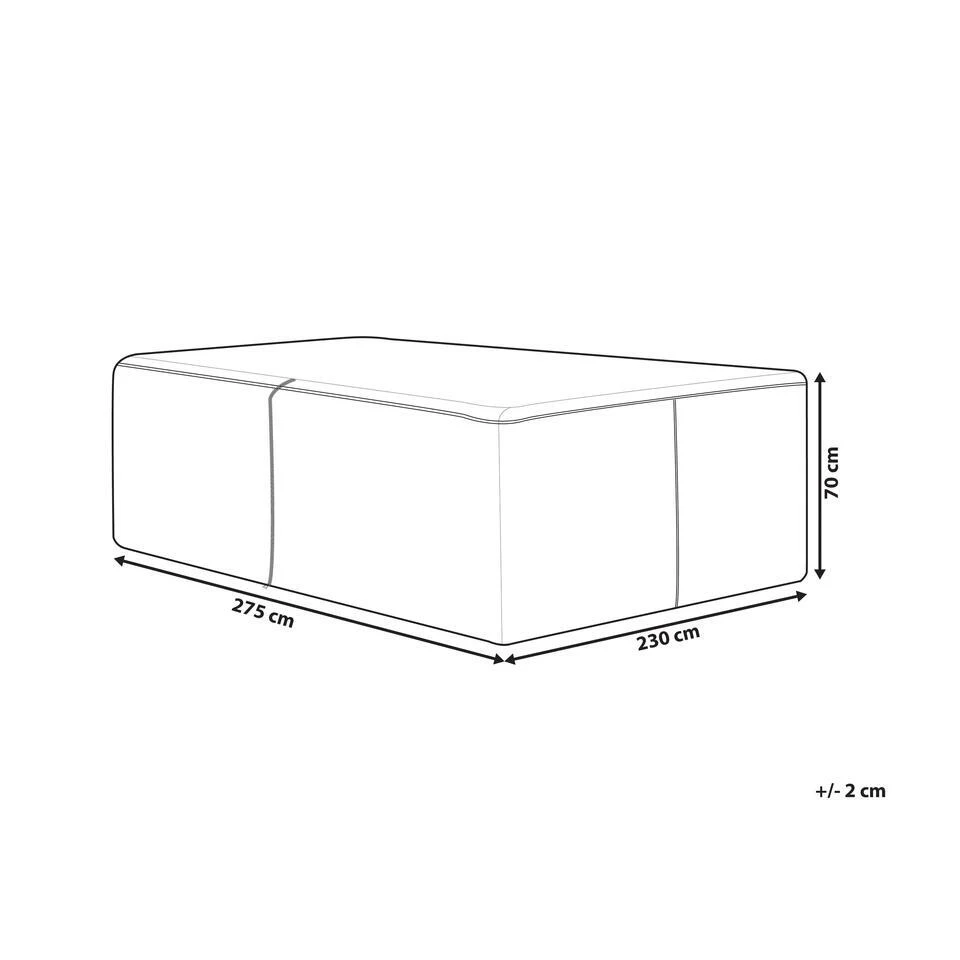 CHUVA - Beschermhoes Voor Tuinmeubelset MAESTRO - Grijs - Polyester 4 CHUVA - Beschermhoes Voor Tuinmeubelset MAESTRO - Grijs - Polyester - Afbeelding 2