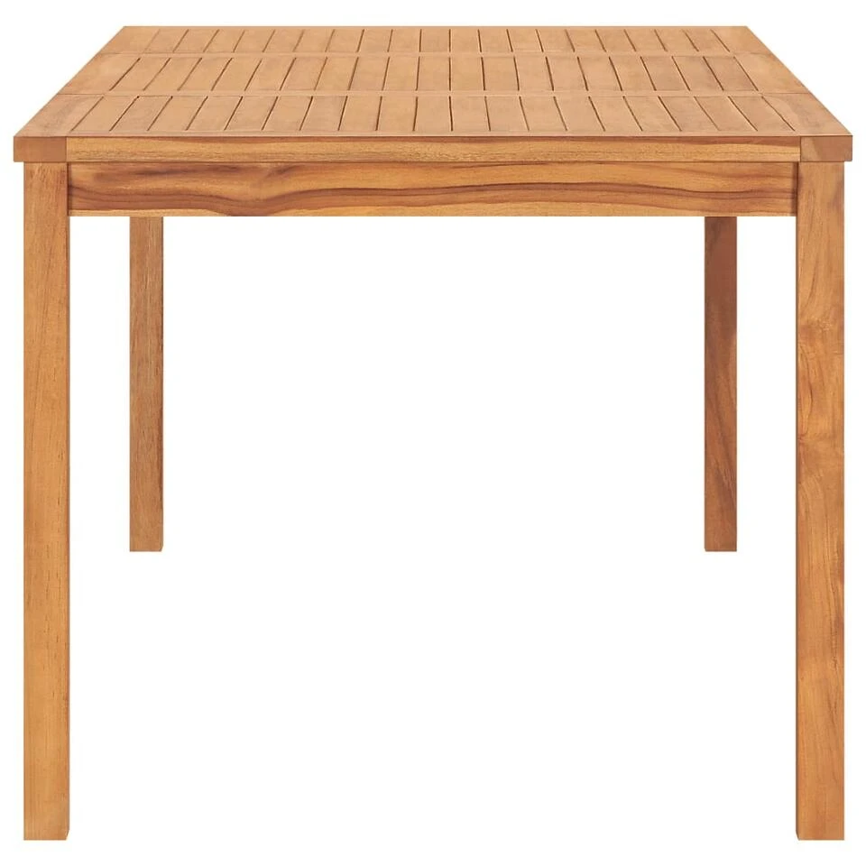 VidaXL Tuintafel 180x90x77 Cm Massief Teakhout 4 VidaXL Tuintafel 180x90x77 Cm Massief Teakhout - Afbeelding 2
