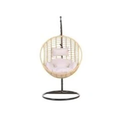 Beliani Hangstoel ASPIO - Beige Pe Rotan -Geselecteerde Tuinmeubelwinkel 0a57f6e8e7f84b658018ac6f00ce5b45