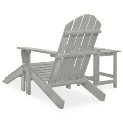 VidaXL - Adirondack Stoel - Grijs - Hout 20 VidaXL - Adirondack Stoel - Grijs - Hout -Geselecteerde Tuinmeubelwinkel 0a763975e1f145fe93c5bf1bd559b89a