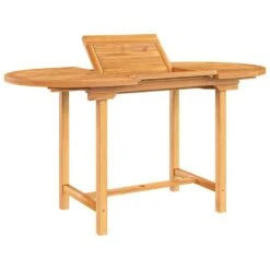 VidaXL - Tuintafel - Bruin - Massief Teakhout - 110-160x80x75 Cm - Verlengbaar 13 VidaXL - Tuintafel - Bruin - Massief Teakhout - 110-160x80x75 Cm - Verlengbaar -Geselecteerde Tuinmeubelwinkel 0b86dd1a30824b95b6b4c8acf9ee519f