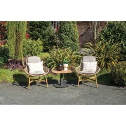 Castello Lounge Fauteuil - Light Teak Look - Natural Rotan-merino Sand -Geselecteerde Tuinmeubelwinkel 0c23c5da15ec4552ba3e026b96d64cba