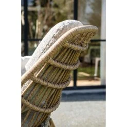 Castello Lounge Fauteuil - Light Teak Look - Natural Rotan-merino Sand -Geselecteerde Tuinmeubelwinkel 0db113ddf3cc4486aaf92c80dc605f2d