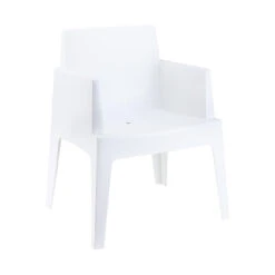 Garden Impressions Box Tuinstoel The Original Wit - 4 Stuks -Geselecteerde Tuinmeubelwinkel 1000003869 0103