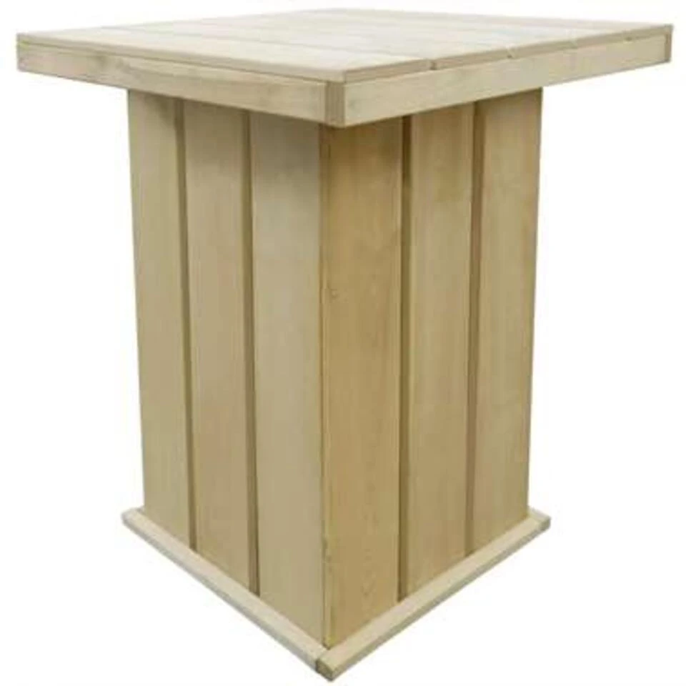 VidaXL - Buiten Eettafel - Bruin - Grenenhout - 75 X 75 X 110 Cm 3 VidaXL - Buiten Eettafel - Bruin - Grenenhout - 75 X 75 X 110 Cm