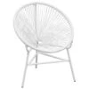 VidaXL Tuinmaanstoel Poly Rattan Wit 2 VidaXL Tuinmaanstoel Poly Rattan Wit -Geselecteerde Tuinmeubelwinkel 1000006359