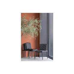 WOOOD Tuinstoel Billie - Kunststof - Zwart - Set Van 4 8 WOOOD Tuinstoel Billie - Kunststof - Zwart - Set Van 4 -Geselecteerde Tuinmeubelwinkel 1000033694 0102