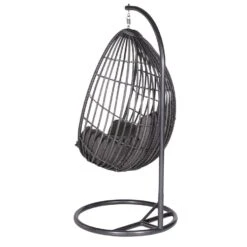 Garden Impressions Panama Hangstoel Ei - Donker Grijs -Geselecteerde Tuinmeubelwinkel 1000035642 0103
