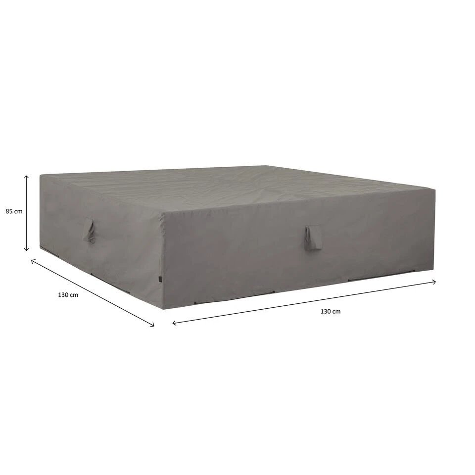 Madison - Hoes Voor Tuinset - Grijs - 130 X 130 X 85 4 Madison - Hoes Voor Tuinset - Grijs - 130 X 130 X 85 - Afbeelding 2