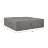 Madison - Hoes Voor Loungeset - 100 X 100 X 70 - Grijs