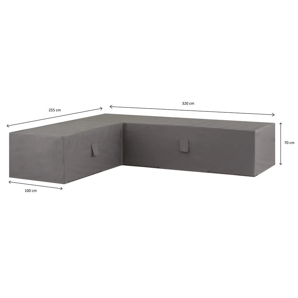 Madison - Loungeset Cover - Rechts - Grijs - 320 X 255 X 70 3 Madison - Loungeset Cover - Rechts - Grijs - 320 X 255 X 70