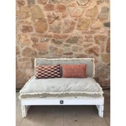 2L Home & Garden Palletbank Whitewash - Wit -Geselecteerde Tuinmeubelwinkel 1000038531 0102