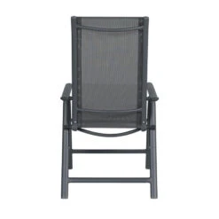 Garden Impressions Santos Verstelbare Tuinstoel - Donker Grijs -Geselecteerde Tuinmeubelwinkel 1000040802 0103