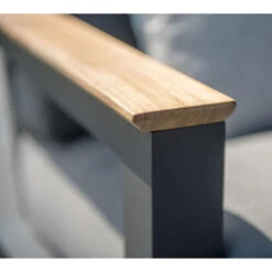 4 Seasons Outdoor Capitol Lounge Tuinstoel - Donker Grijs -Geselecteerde Tuinmeubelwinkel 1000042157 0103