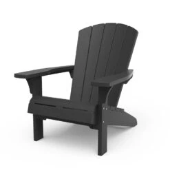 Keter Troy Adirondack Tuinstoelen Met Ice Cube Tafel - Grafiet -Geselecteerde Tuinmeubelwinkel 1000042270 0103