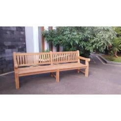 VDG Teakhouten Tuinbank Patrick XL - 250 Cm -Geselecteerde Tuinmeubelwinkel 1000045386 0102