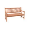 Livingfurn - Tuinbank Bench Patrick - 50x120x60 - Teakhout -Geselecteerde Tuinmeubelwinkel 1000045392