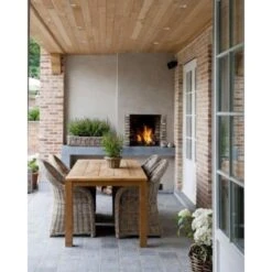 Livingfurn - Tuintafel Table Evoy - 90x160x78 - Teakhout 5 Livingfurn - Tuintafel Table Evoy - 90x160x78 - Teakhout -Geselecteerde Tuinmeubelwinkel 1000045415 0101