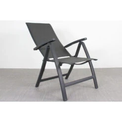 VDG Corsica Verstelbare Tuinstoel - Antraciet -Geselecteerde Tuinmeubelwinkel 1000048048 0103