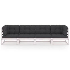 VidaXL Tuinbank 4-zits Met Kussens Massief Grenenhout 7 VidaXL Tuinbank 4-zits Met Kussens Massief Grenenhout -Geselecteerde Tuinmeubelwinkel 1000048431 0102