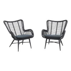 VDG Jasmine Loungestoelen Set - Black