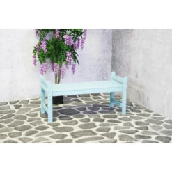 SenS-Line - Grunn Tuinbank Blue 113 Cm - Blauw -Geselecteerde Tuinmeubelwinkel 1000049225 0101