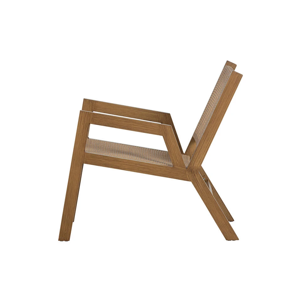 WOOOD Pem Fauteuil Outdoor - Aluminium - Naturel - Set Van 2 5 WOOOD Pem Fauteuil Outdoor - Aluminium - Naturel - Set Van 2 - Afbeelding 3