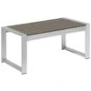 Beliani Salontafel SALERNO - Grijs Aluminium 2 Beliani Salontafel SALERNO - Grijs Aluminium -Geselecteerde Tuinmeubelwinkel 1000052323