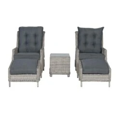 Garden Impressions Santa Rosa Tuinstoel + Voetenbank+bijzettafel 9 Garden Impressions Santa Rosa Tuinstoel + Voetenbank+bijzettafel -Geselecteerde Tuinmeubelwinkel 1000052349 0104