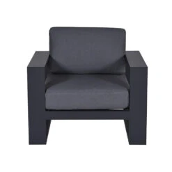 Garden Impressions Plaza Lounge Tuinstoel - Donker Grijs -Geselecteerde Tuinmeubelwinkel 1000052950 0104