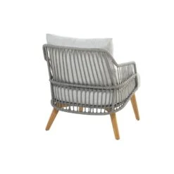 4-Seasons Sempre Loungestoel - Teak/Silver Grey (1 St.) -Geselecteerde Tuinmeubelwinkel 1000052970 0103