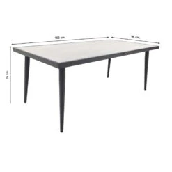 Hartman Constantine Tafel 188 X 96 Cm. - Xerix / Ceramic -Geselecteerde Tuinmeubelwinkel 1000053243 0102