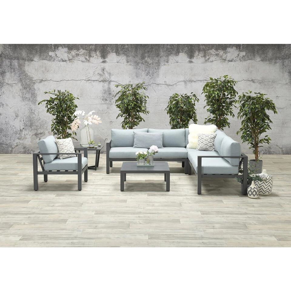 Garden Impressions Fora Loungestoel - Mint Grijs 4 Garden Impressions Fora Loungestoel - Mint Grijs - Afbeelding 2