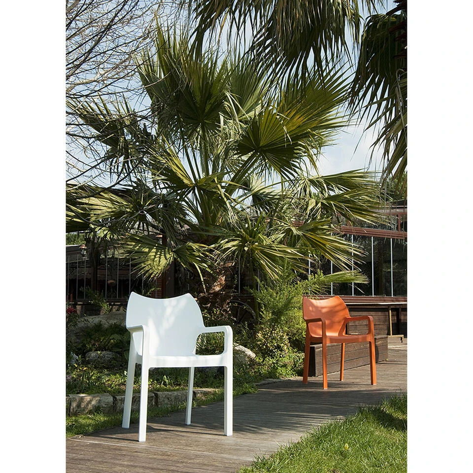 Garden Impressions Diva Tuinstoel Wit - 2 Stuks 4 Garden Impressions Diva Tuinstoel Wit - 2 Stuks - Afbeelding 2