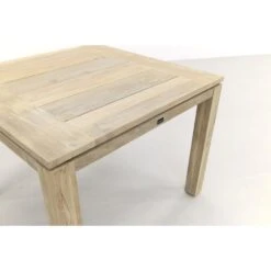 Allure Rome Teak Tuintafel 100 X 100 Cm. - Grey -Geselecteerde Tuinmeubelwinkel 1000054221 0103