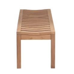 Giga Meubel Tuinbank Teakhout - Naturel - 120cm - Bank Madison -Geselecteerde Tuinmeubelwinkel 1000054250 0103