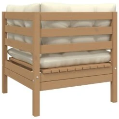 VidaXL Tuinbank 2-zits Met Crèmekleurige Kussens Massief Grenenhout 8 VidaXL Tuinbank 2-zits Met Crèmekleurige Kussens Massief Grenenhout -Geselecteerde Tuinmeubelwinkel 1000056405 0103