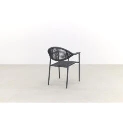 GreenChair Comfort Dining Tuinstoel - Antraciet -Geselecteerde Tuinmeubelwinkel 1000058436 0103