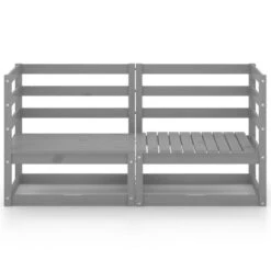 VidaXL Tuinbank 2-zits Massief Grenenhout Grijs 8 VidaXL Tuinbank 2-zits Massief Grenenhout Grijs -Geselecteerde Tuinmeubelwinkel 1000060772 0102