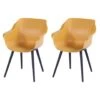 Hartman Sophie Studio Dining Armstoel - Curry Yellow - Set Van 2 -Geselecteerde Tuinmeubelwinkel 1000072088