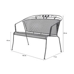 Kettler Toledo Bank -Geselecteerde Tuinmeubelwinkel 1000073186 0101