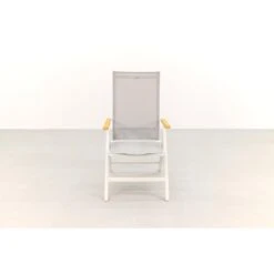 Hartman Napoli Verstelbare Tuinstoel - Teak Armleuning - Wit 8 Hartman Napoli Verstelbare Tuinstoel - Teak Armleuning - Wit -Geselecteerde Tuinmeubelwinkel 1000074462 0102