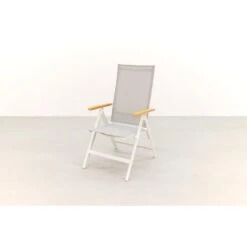 Hartman Napoli Verstelbare Tuinstoel - Teak Armleuning - Wit 9 Hartman Napoli Verstelbare Tuinstoel - Teak Armleuning - Wit -Geselecteerde Tuinmeubelwinkel 1000074462 0103