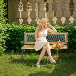 Tectake - Tuinbank Tuin Bank Tuinbankje Zitbank Gietijzer 128 Cm 7 Tectake - Tuinbank Tuin Bank Tuinbankje Zitbank Gietijzer 128 Cm -Geselecteerde Tuinmeubelwinkel 1000078023 0101