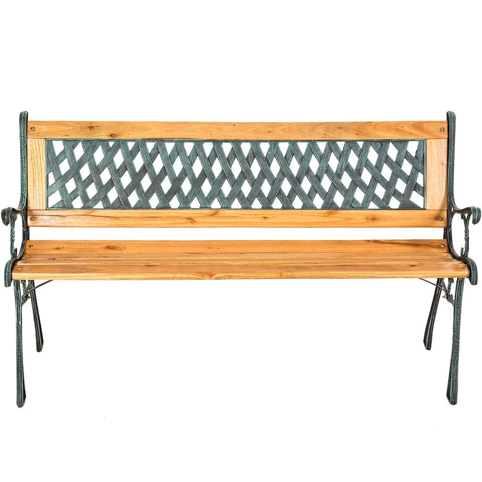 Tectake - Tuinbank Tuin Bank Tuinbankje Zitbank Gietijzer 128 Cm 5 Tectake - Tuinbank Tuin Bank Tuinbankje Zitbank Gietijzer 128 Cm - Afbeelding 3