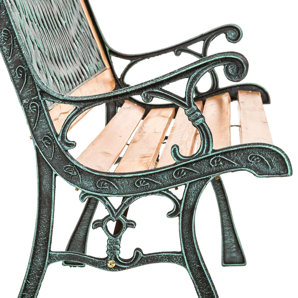 Tectake - Tuinbank Tuin Bank Tuinbankje Zitbank Gietijzer 128 Cm 6 Tectake - Tuinbank Tuin Bank Tuinbankje Zitbank Gietijzer 128 Cm - Afbeelding 4