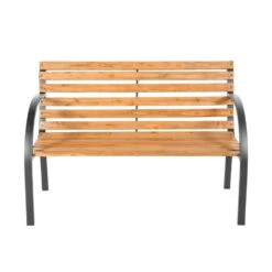 Tectake - Tuinbank - 123x 64x 82 Cm - Hout -Geselecteerde Tuinmeubelwinkel 1000078026 0103