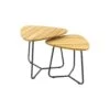 4 Seasons Verdi Set Van 2 Teak Driehoekige Salontafels 1 4 Seasons Verdi Set Van 2 Teak Driehoekige Salontafels -Geselecteerde Tuinmeubelwinkel 1000080789