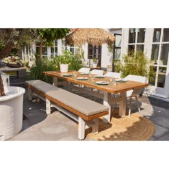 Hartman Yasmani Bank - 300x45 Cm. - White -Geselecteerde Tuinmeubelwinkel 1000084619 0103