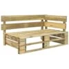 VidaXL Tuinhoekbank Pallet Hout -Geselecteerde Tuinmeubelwinkel 1000084649